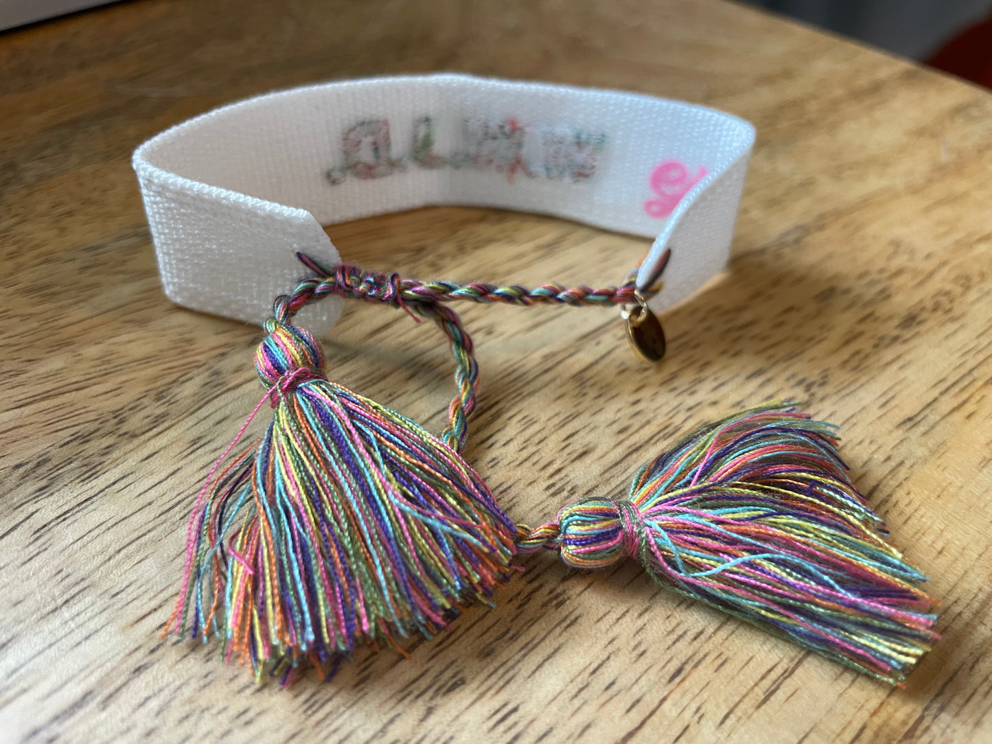 Woven WWJD Statement Bracelet