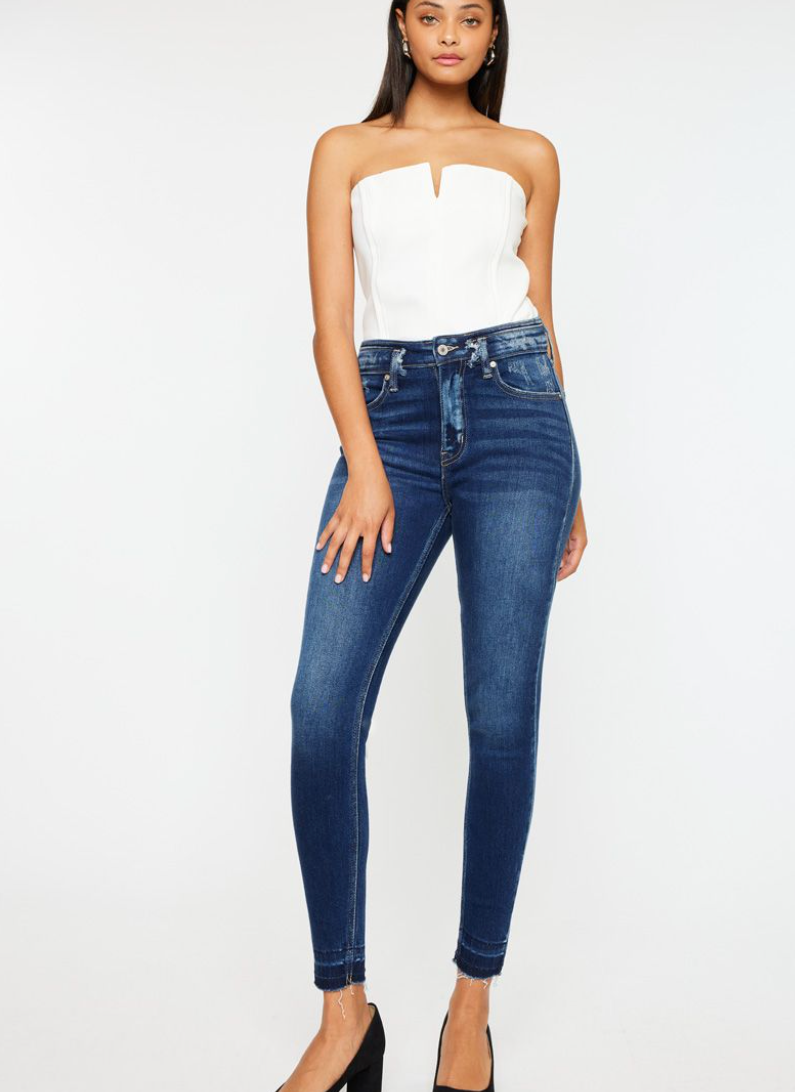 Kancan Dark Wash Skinny Jeans