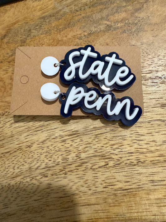 Custom Penn State Earrings