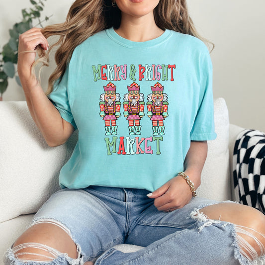 ***PREORDER*** Merry & Bright Market T-shirt