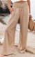 Smocked Waist Boho Wide Leg Pants